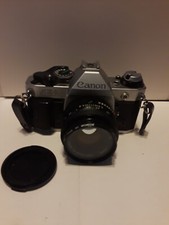Vintage Canon AE-1 35mm SLR Film Camera with 50mm f/1.8 Lens Kit