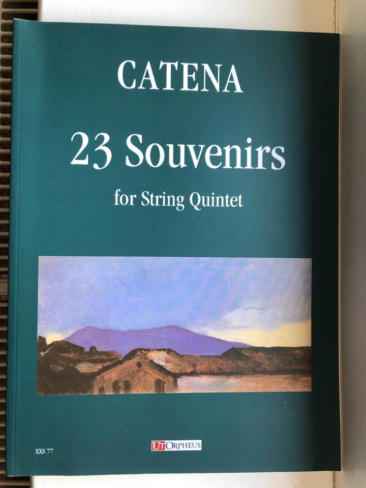 Ernani Catena: 23 Souvernirs for String Quintet - Orpheus Score and Parts - Image 2 of 4