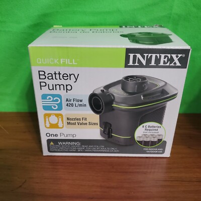 Intex Quick Fill Electric Pump 110-120V AC Inflates & Deflates -New in box