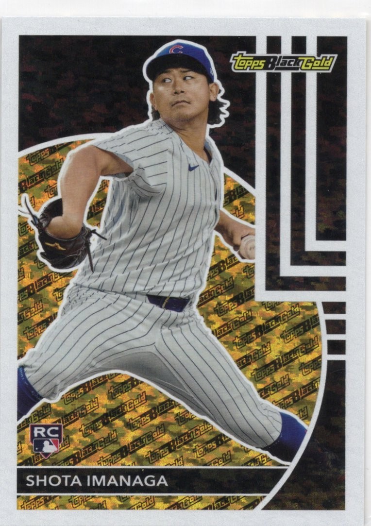 2024 Topps Update Topps Black Gold Shota Imanaga #BG-18 Rookie RC