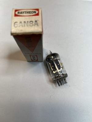 NOS NIB Raytheon 6AN8A Tube Tested Top D Getter TC-R4