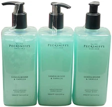 Est. 1983 PECKSNIFF'S ENGLAND sandalwood & vanilla moisturizing hand wash 3 PACK