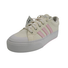 adidas Bravada 2.0 Platform Women's Sneaker White/Pink Size 9.5 JI1799 NEW 