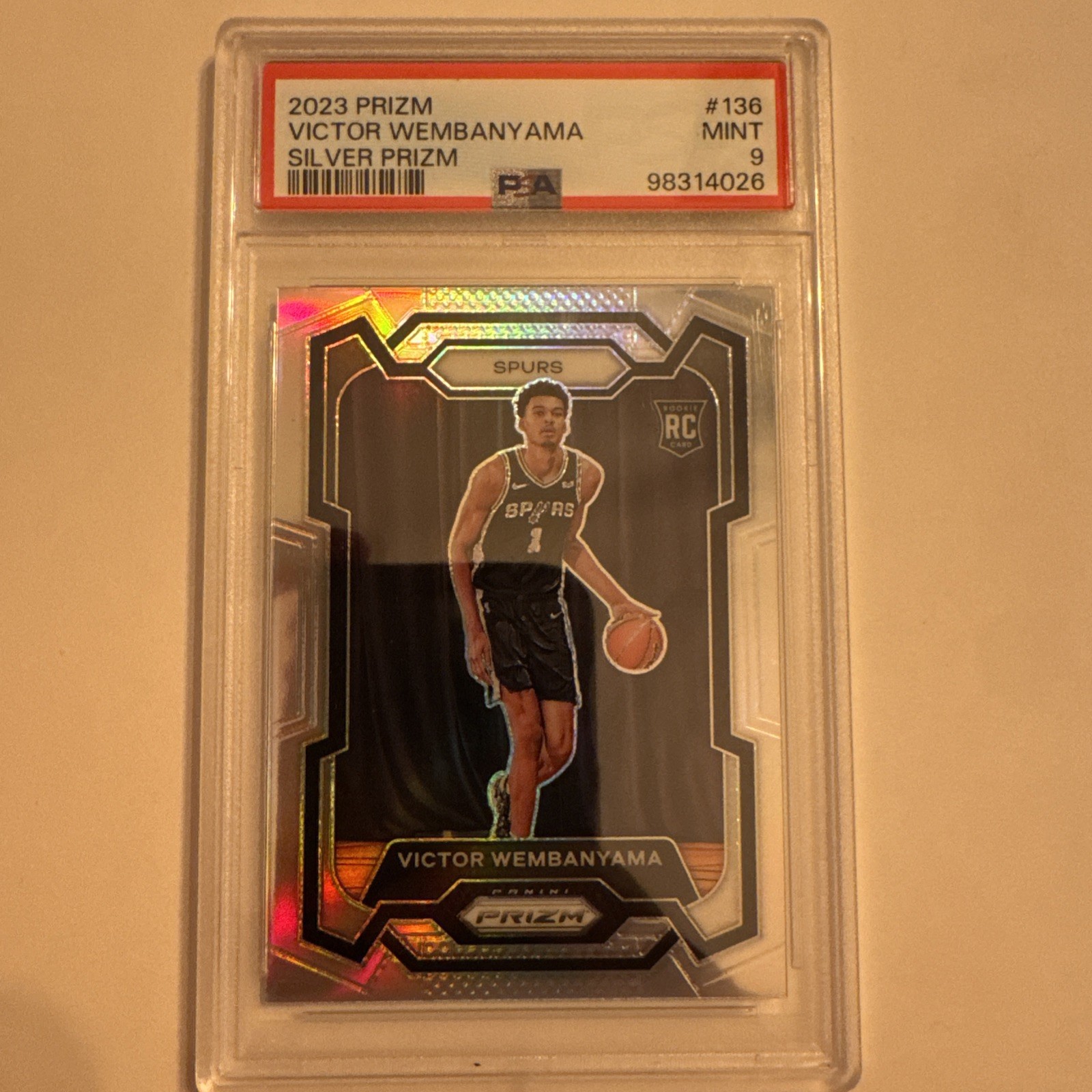 2023-24 Panini Prizm - Victor Wembanyama #136 Silver Prizm (RC)