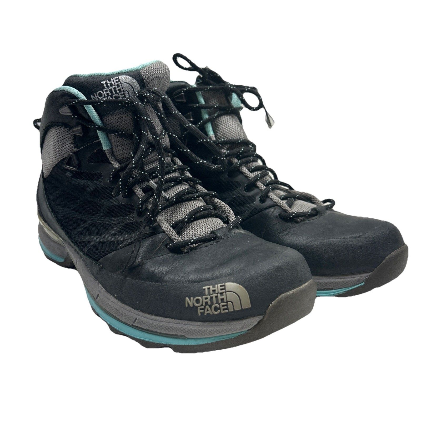 The North Face A07N Women's Black & Seafoam Havoc Mid GTX XCR Boot Size US 8.5