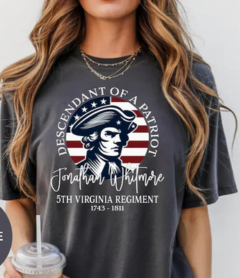 Descendant of a Patriot Shirt, 250th USA Anniversary