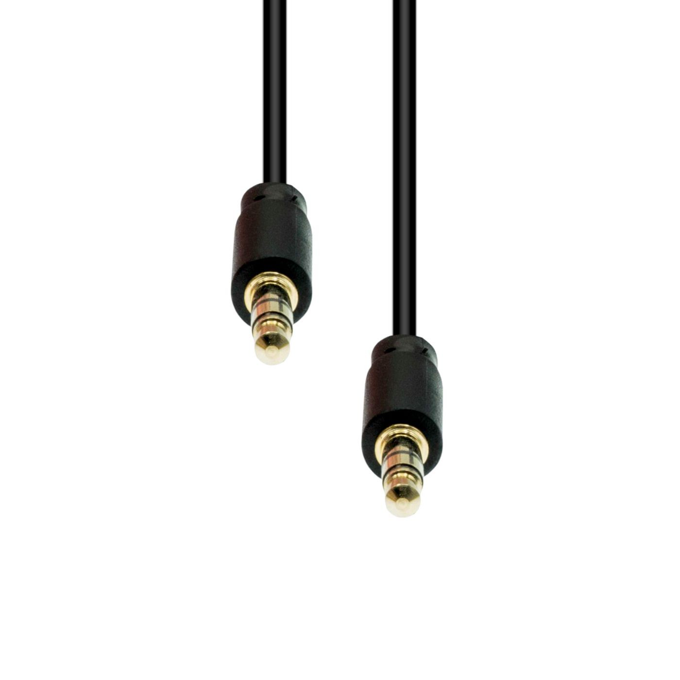 ProXtend M4S-03 3.5mm 4-Pin Slim Audio Cable M-M Black – 3m Length