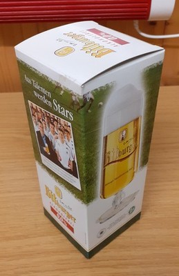 Brauereiglas Bitburger Talentförderung 2007, m. Unterschriften, 16,5 cm, OVP