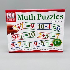 DK Games Math Puzzles Educational Skills Practice Kids Ages 4-7 Home School