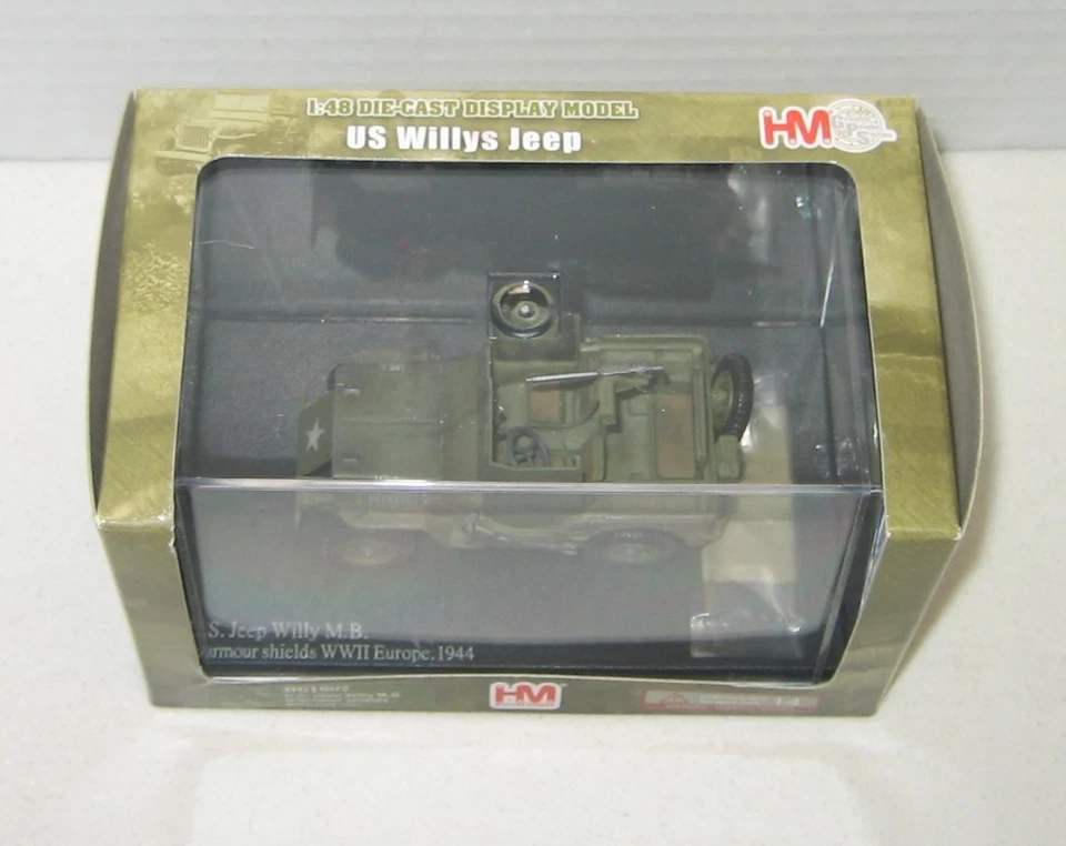 Hobby Master 1/48 HG1602 WWII US Army Armoured Willys Jeep 82nd Airborne 1944 - Image 3 of 4