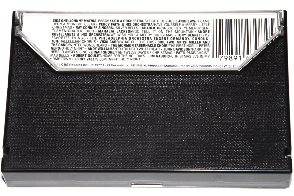 We Wish You A Merry Christmas (Cassette Tape 1977) Holiday Music PLAY TESTED - Image 3 of 4