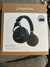 AlphaTheta HDJ-F10-TX Wireless Monitor DJ Headphones w Transmitter