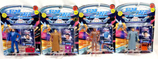 Star Trek TNG Picard Riker La Forge Data Figure Lot of 4 Playmates ~ 1992