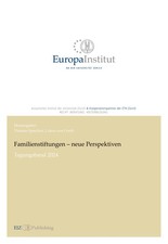 Familienstiftungen - neue Perspektiven Tagungsband 2024 Thomas Sprecher Buch