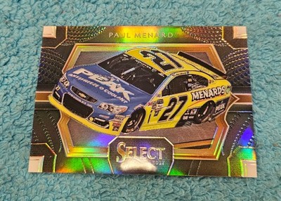 2017 Panini Select NASCAR BLACK Paul Menard #S17 1/3 #119