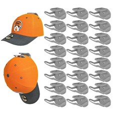 Niunuerga 24 Pack Adhesive Hat Hooks for Wall, Strong Hat Rack for Baseball C...