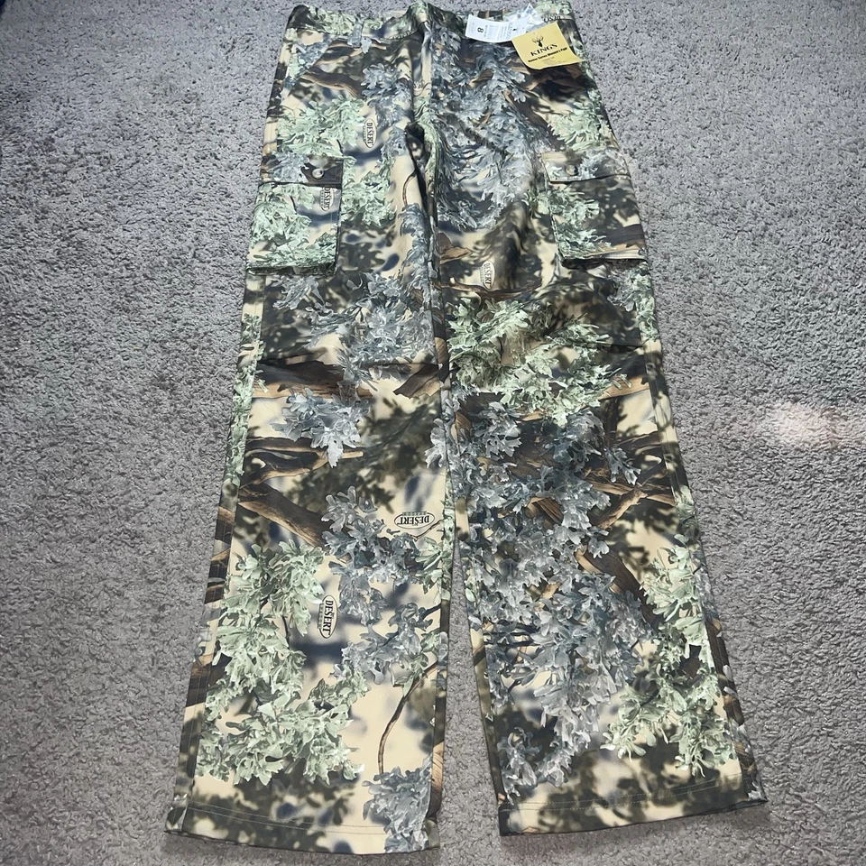 King's Camo Women's Hunter Series Camo Pants Desert Shadow Size 8 NWT - Image 2 of 4