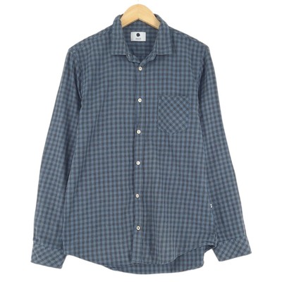 NN07 Men's Shirt No Nationality Frede Check Long Sleeve Size L