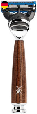 MÜHLE Rytmo 5-Klingen-Rasierer Kompatibel Mit Gillette-Klingen - Griff Aus Gedäm