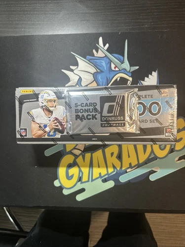 2021 Panini Donruss Football Factory Sealed Complete Set Hobby Box (1-400 + Pack