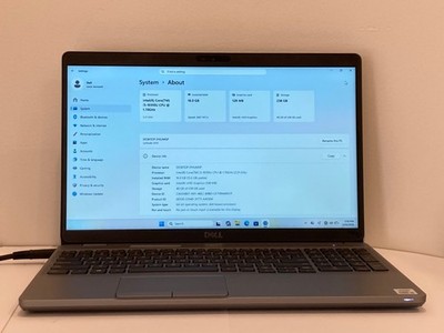 Dell Latitude 5510 i5-10310U 16GB RAM 256GB NVMe W11 Pro PROFESSIONALLY RESTORED