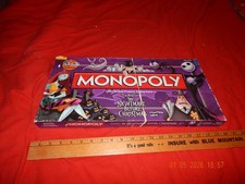 Monopoly: Nightmare Before Christmas Collector's Edition Board Game 8+