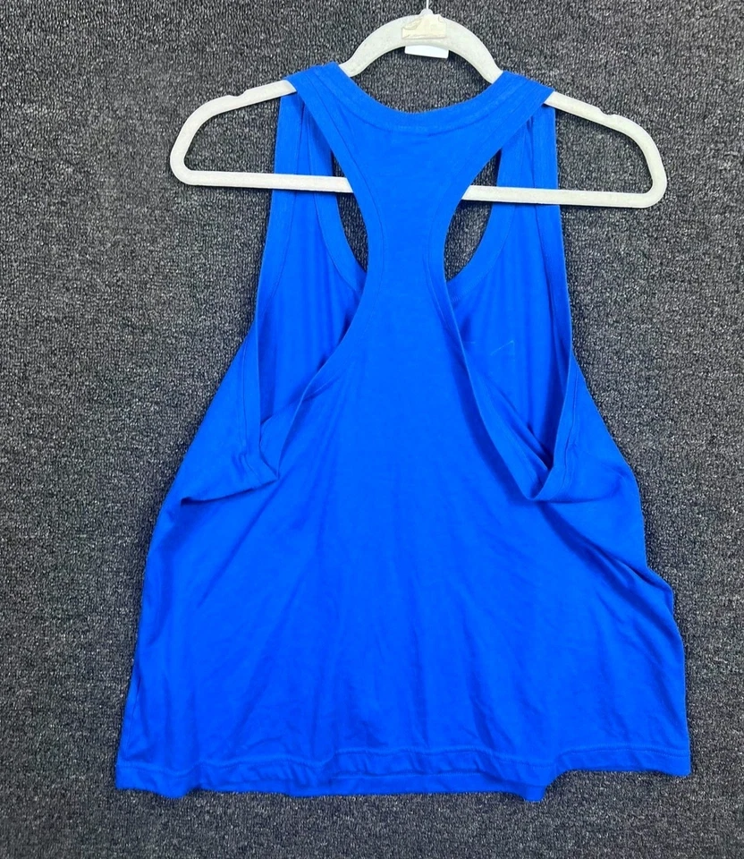Nike Sportswear Logo Graphic Tank Top Womens Size XL Blue Sleeveless Athleisure - Image 2 of 4