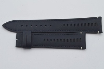 ULYSSE NARDIN LEDER ARMBAND 21MM FÜR DORNSCHLIESSE 18MM 21-18 BLAU NEU