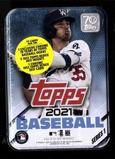 2021 Topps Series 1 Baseball Tin Box FACTORY SEALED MLB