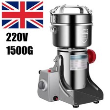 1500G 220VElectric Grain Grinder Herb Cereal Milling Bean Crusher Powder Machine