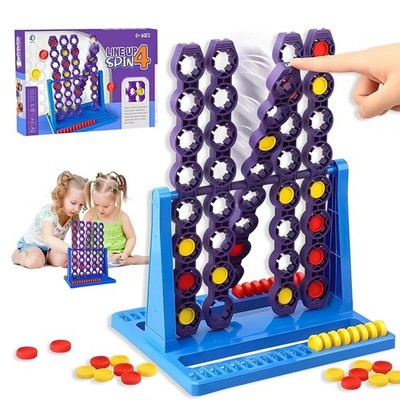 Win 4, Win Four with Spin, Connect 4 Spin Game, 4 in a Row Game, Ki...