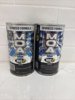BG MOA Advance Formula Engine Oil Supplement PN 115 11oz Can 2 Pack