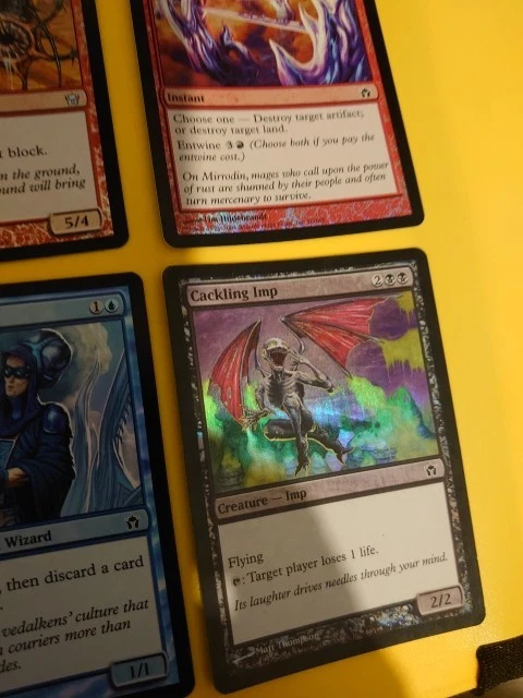 Fifth Dawn FOIL x6 MTG Card inc thought courier,rain of rust,cackling imp - Image 3 of 4