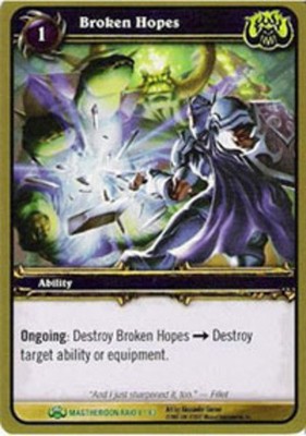 Light Play WoW TCG Broken Hopes Magtheridons Lair World of Warcraft