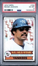 1979 Topps Reggie Jackson #700 High Number PSA 6 EX-MT Low Pop Nice Centering!