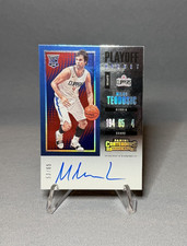 2017 Contenders MILOS TEODOSIC #144 On Card Auto Playoff SP/65 RC Rookie. rookie card picture