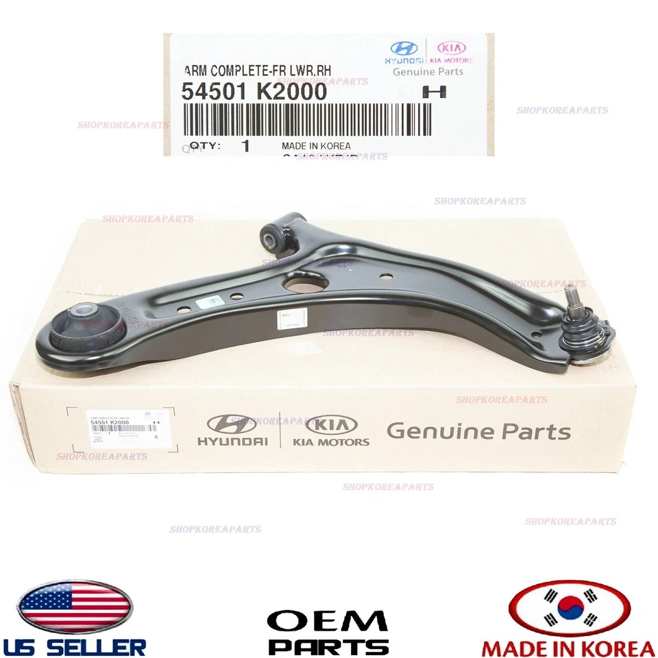 Genuine OEM Front Lower Control Arm Set Left & Right 2020–2025 Hyundai Venue - Image 3 of 4