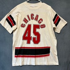 Short Hills Tee Vintage Michael Jordan Shirt 45 Hes Back Double Sided Returns XL