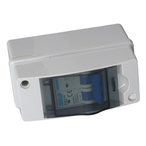 Circuit Breaker MCB PV Combiner Box Disconnect Switch 1000V DC 20A With Dist NEW - Afbeelding 1 van 24