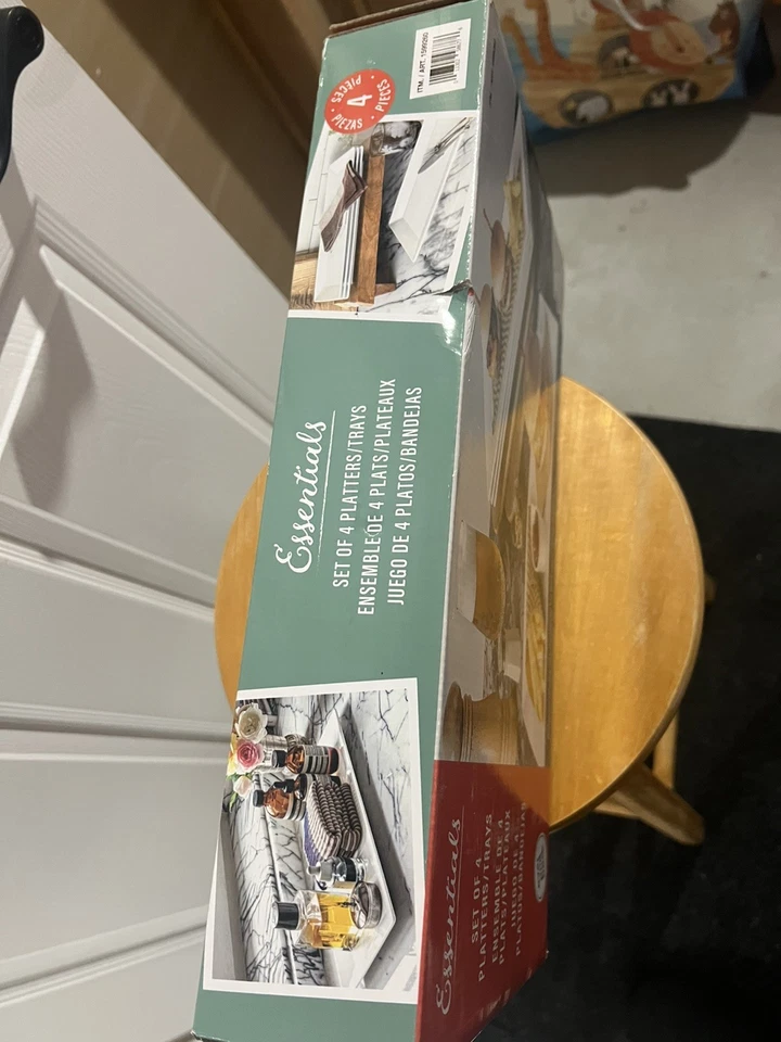 Essentials set of 4 Platters And Trays - Image 3 of 4