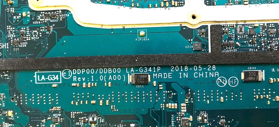 Dell Precision 5530 Motherboard intel i7-8850H DDP00/DDB00 LA-G341P 0VDJMX TEST - Image 4 of 4