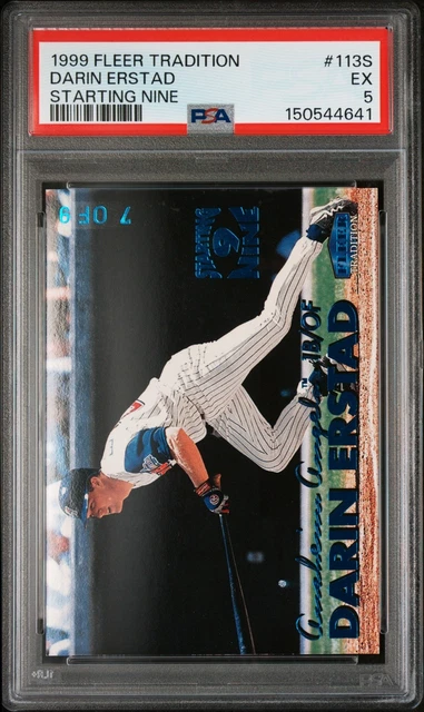 1999 Fleer Tradition Darin Erstad 113S Starting Nine PSA5 #7/9