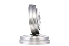 2x RIDEX 123B0006 Bremstrommeln Ø203mm Hinten für HYUNDAI COUPE (GK)