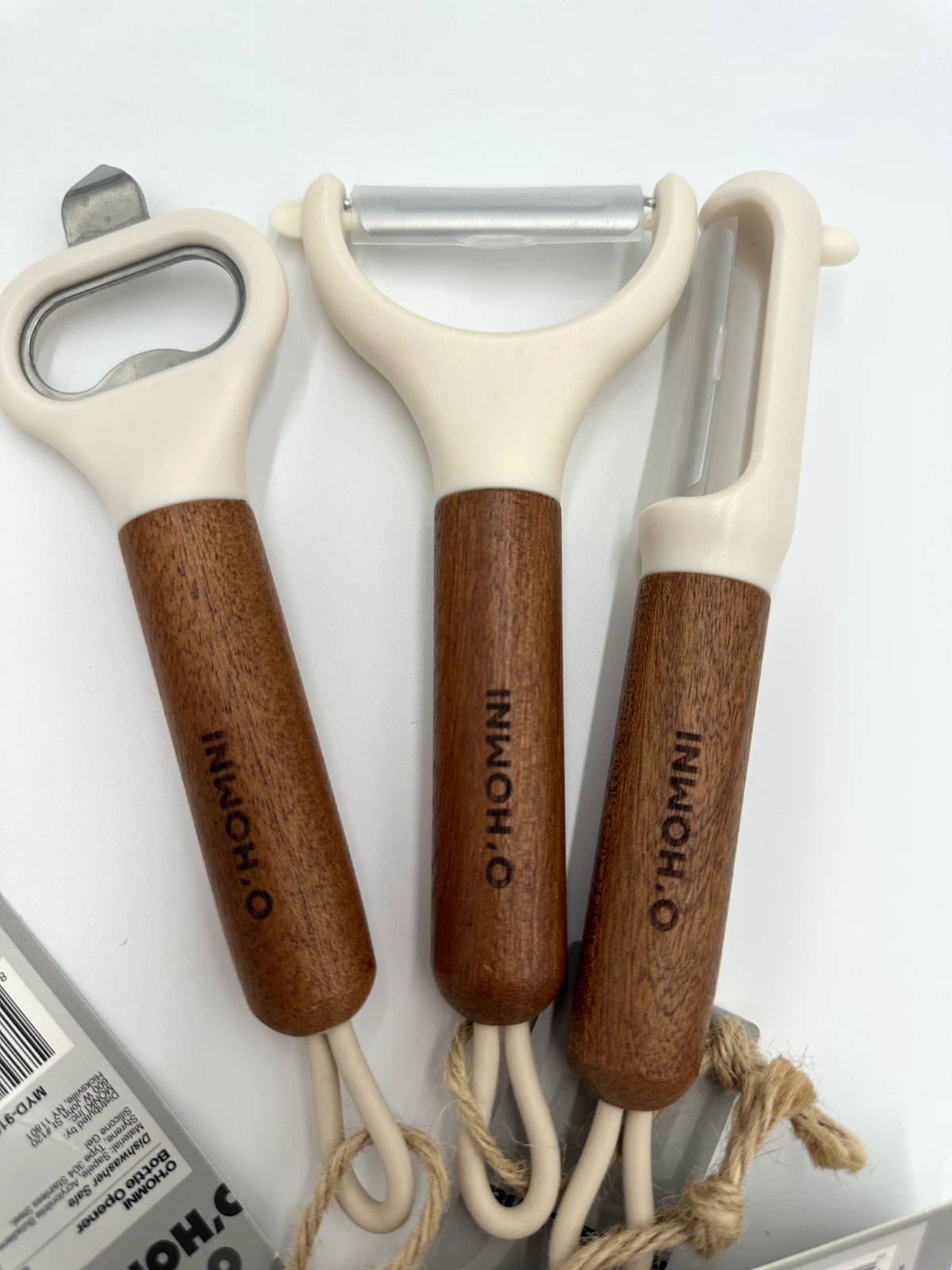 O’Homni Kitchen Tool Set 3 Pieces Peeler Opener Slicer