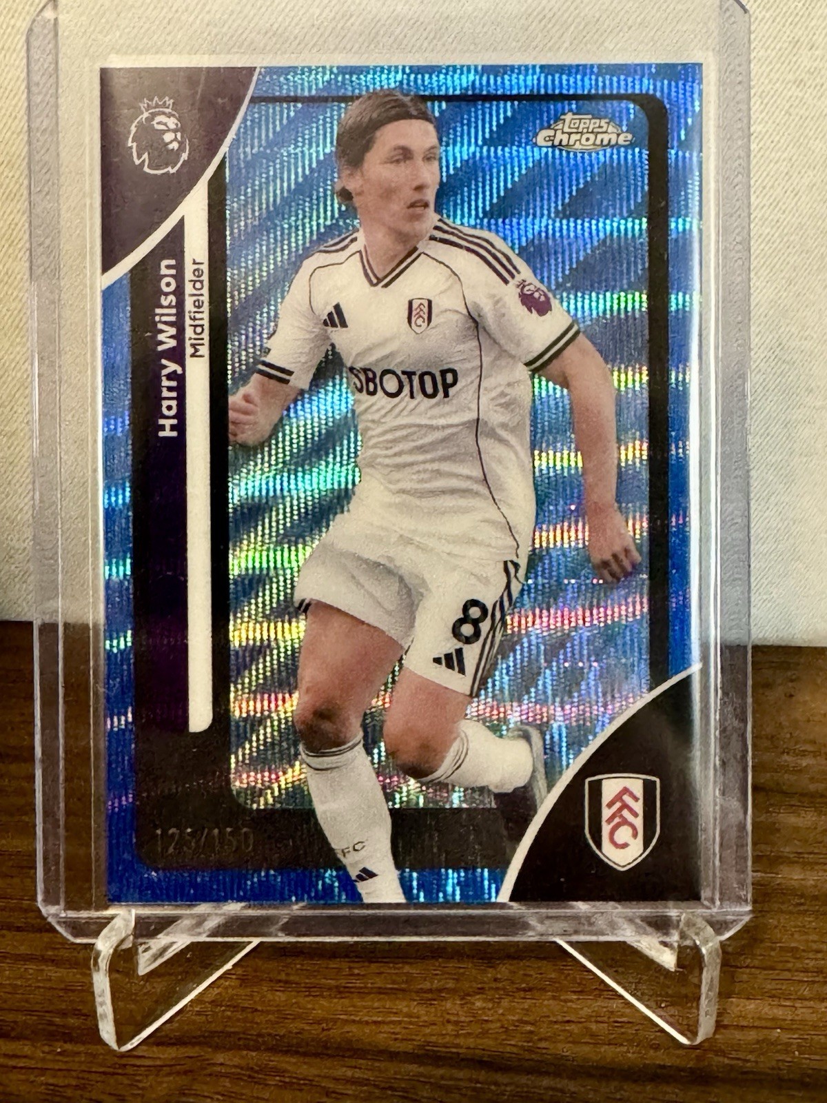 2026 Topps Chrome Premier League Wave Harry Wilson Fulham /150 #97
