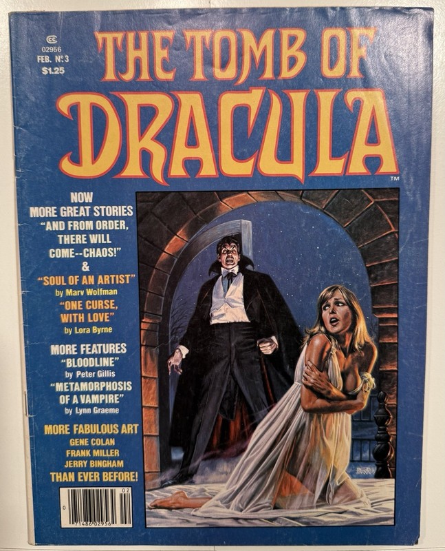 Tomb of Dracula # 3 1980 Magazine - Good Girl cover, Miller Art Low Grade