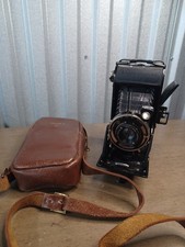 VOIGTL NDER BESSA 6x9 FOLDING CAMERA Voigtar 1:6,3/10,5 cm 105mm F 6.3 W Case.