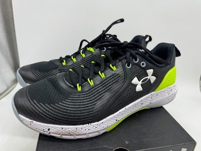 Under Armour Charged Commit Tr 3 Athletic Running Sneakers Men's Black Lime - 13