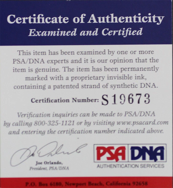 Tom Lasorda Autografiado y Enmarcado White Dodgers Certificado de Autenticidad PSA Foto 3 de 4