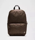 LULULEMON EVERYWHERE BACKPACK 22L METAL~LEOPARD KHAKI MULTI/GOLD NEW